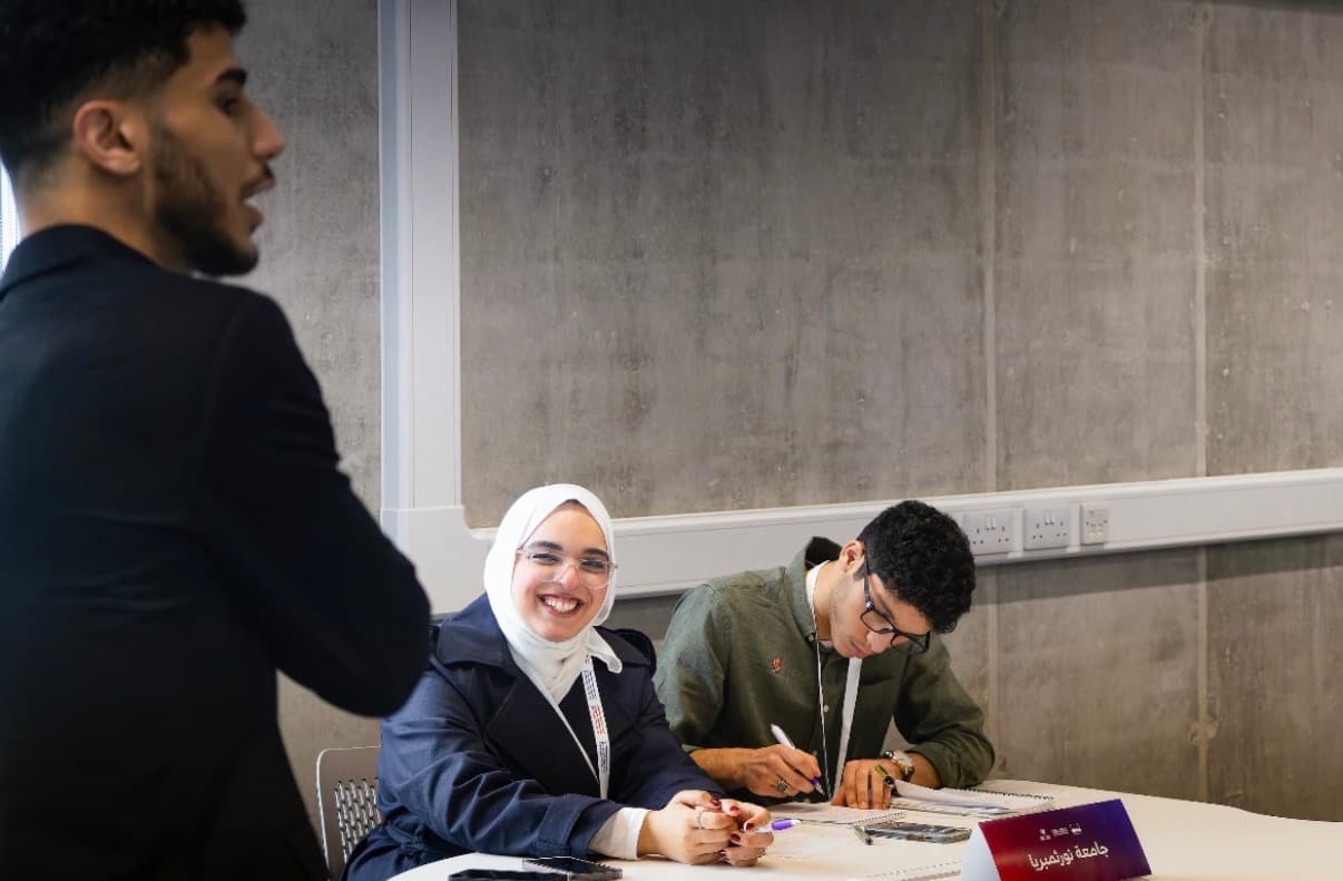 The Northumbria team at the QatarDebate championship in Liverpool